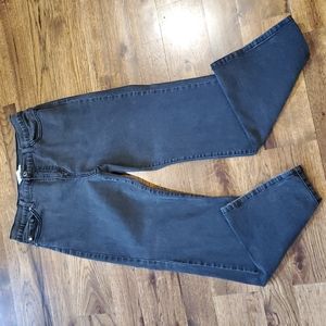 Womens Levi's Perfectly Slimming 512 Boot Cut black jeans size 14S